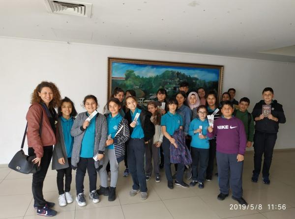 Öğrencilerimiz Beykoz Osman Akfırat Kütüphanesini ziyaret ettiler